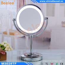 Desktop Stand Makeup Mirror Drehbarer LED-Spiegel für das Badezimmer des Hotels